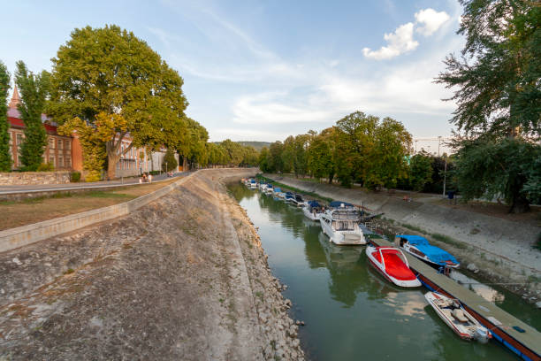 Danube Channel at Esztergom, Hungary.