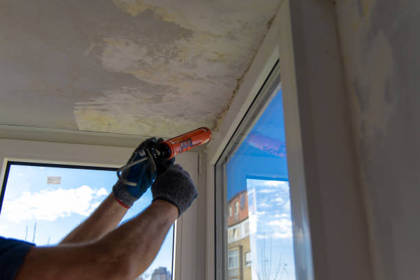 istock Handyman installing glass windows on terrace and carpentry work 1204312189
