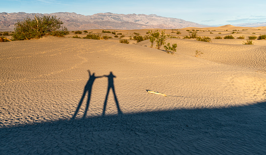 Fun together. Death Valley, California, USA.