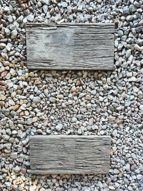 istock Floor design with Gravel stone material 1204335341