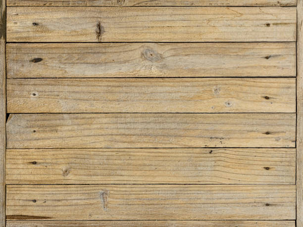 istock Old wooden plank paneling packaging crate background. 1204340406