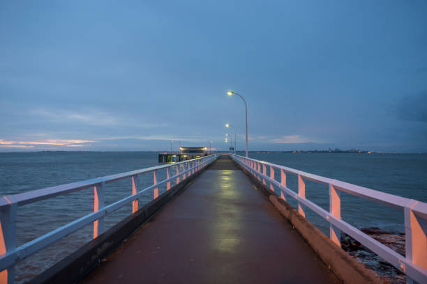 Mandorah jetty at night Darwin, Northern Territory, Australia, Top End.