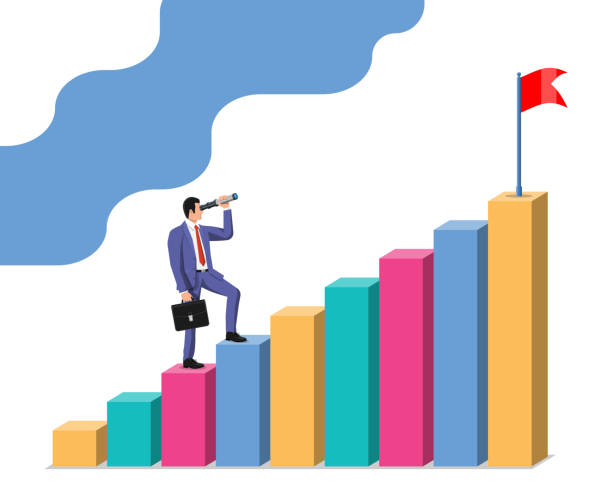 istock Businessman looking for opportunities in spyglass 1204347465