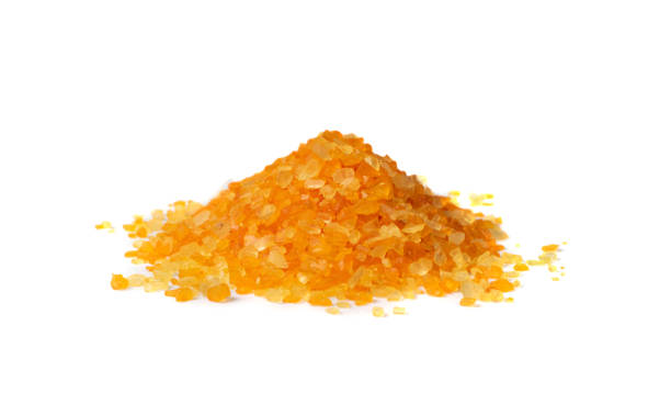 istock Aromatic Colorful Spa Bath Salts on White Background 1204350535