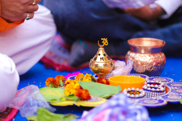 istock Traditional  wedding ceremony in Hinduism 1204354121