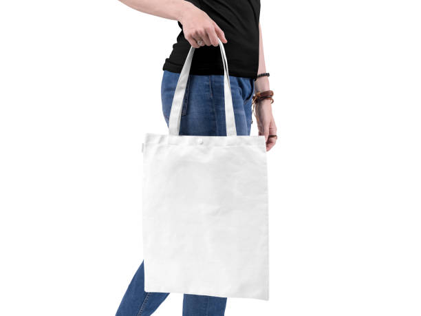 istock Tote bag holding by woman 1204360917