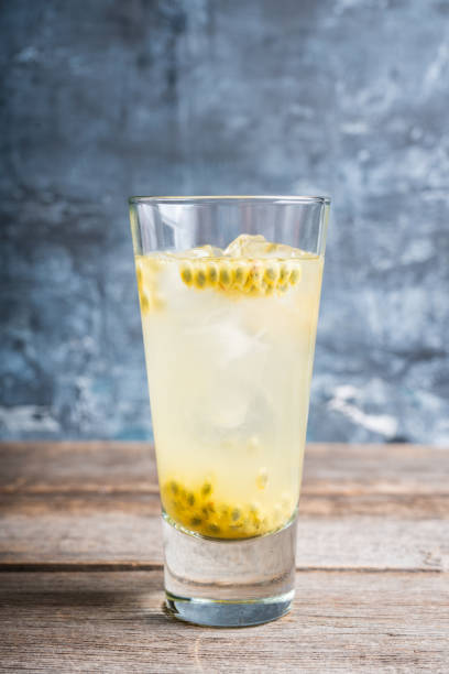 istock Passion fruit cocktail in highball glass 1204362875
