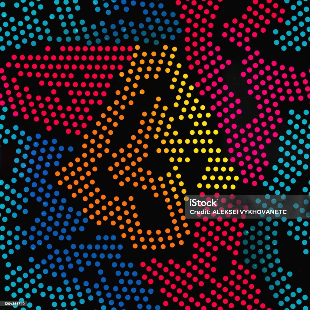 Point Pattern Seamless Colored Points Seamless Pattern Stock Illustration - Download Image Now ...