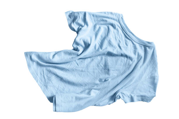 istock Crumpled t-shirt isolated 1204367609
