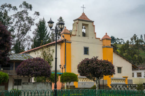istock Church of Chugchilan in Ecuador 1204371238