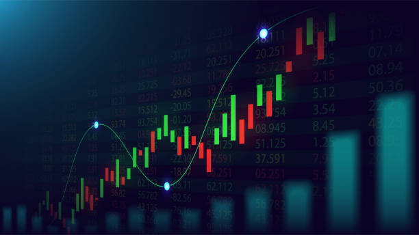istock Stock market or forex trading graph in graphic concept 1204371254