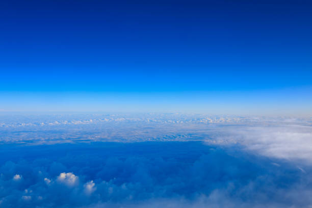 istock cloud formation and blue sky for natural background. 1204371873