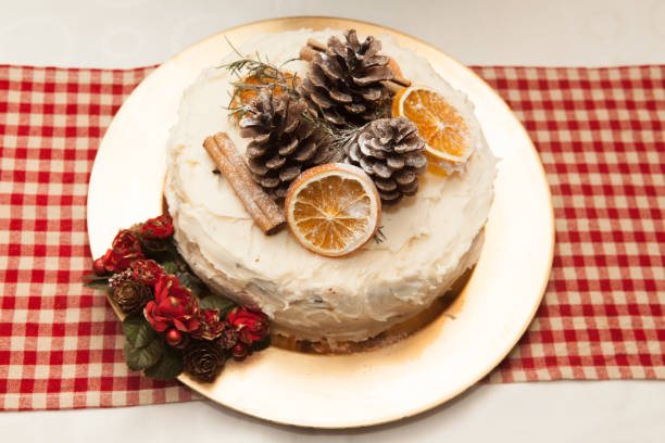 istock A traditional British Christmas cake 1204373947