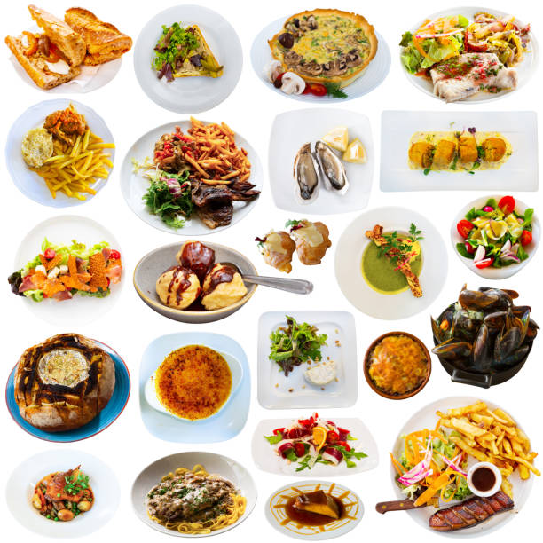 istock French dishes isolated on white background 1204379138