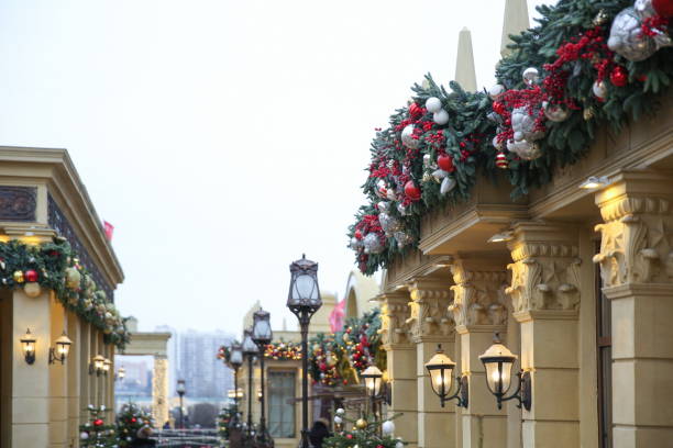 istock New Year's decorations on the street 1204379442