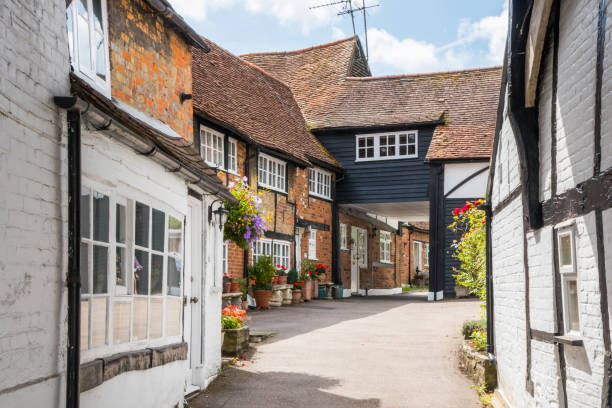 istock Grade II listed buildings in an alleyway 1204383344