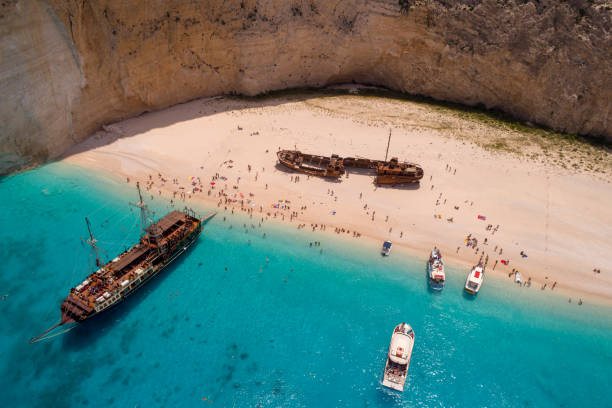 istock Famous beach Navagio, Zakynthos island, Greece 1204387669
