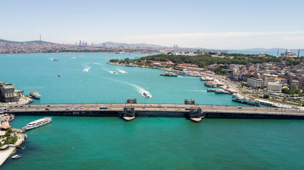 istock istanbul galata bridge aerial view 1204391011