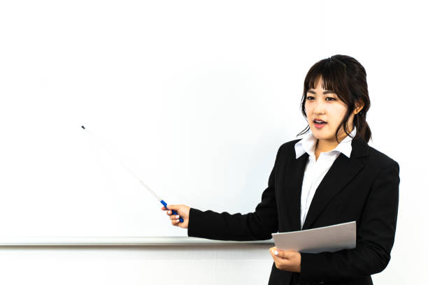 istock Woman giving a lecture 1204392169