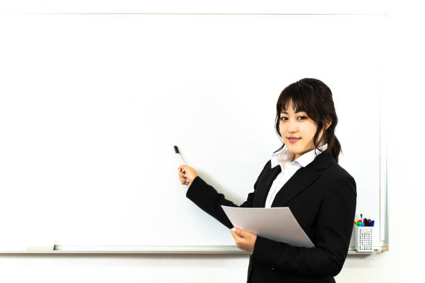 istock Woman giving a lecture 1204393111