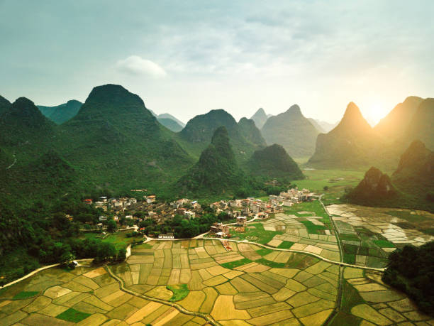 Yangshuo scenery in guilin,China
