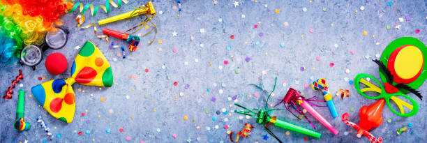 istock Carnival Or Birthday Background - Colorful Party 1204395850