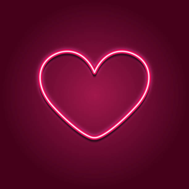 istock Bright heart. Design element for Happy Valentine's Day. Ready for your design, greeting card, banner. Vector illustration. 1204399371