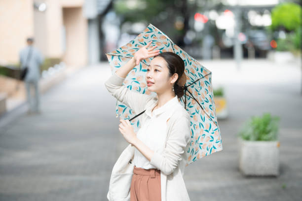 istock young woman goes to work 1204401575