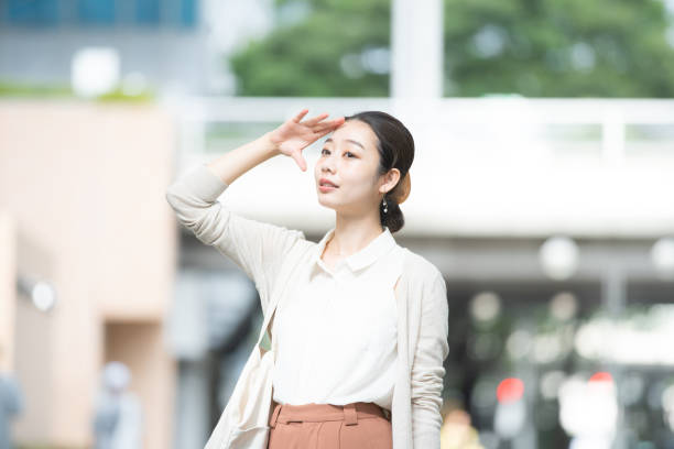 istock young woman goes to work 1204401646