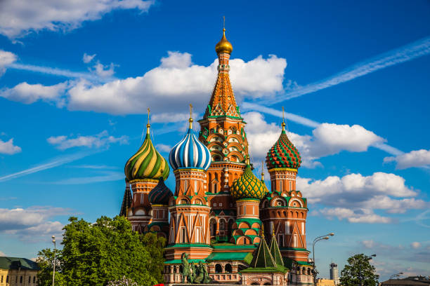 istock Saint Basil's Cathedral-Red Square, Moscow, Russia 1204405450