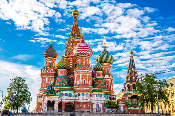 istock Saint Basil's Cathedral-Red Square, Moscow, Russia 1204406424