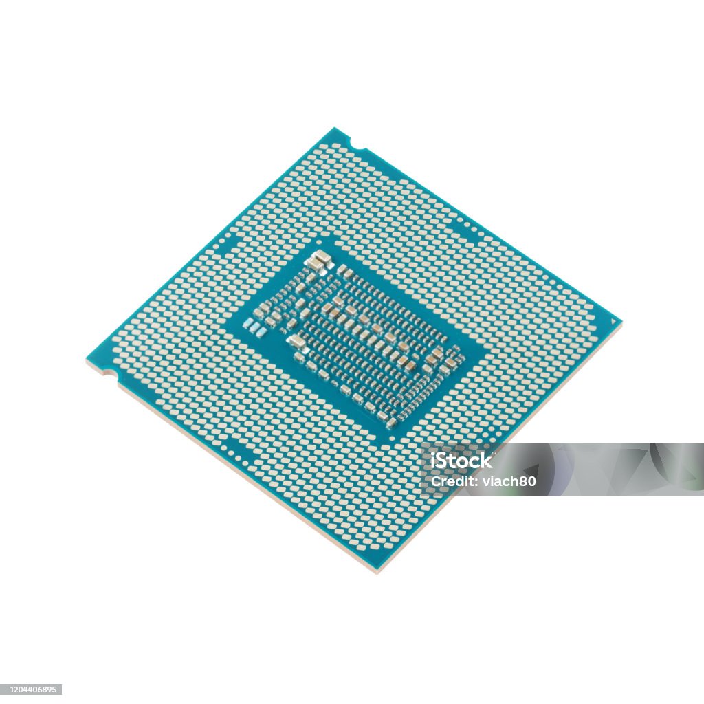 Modern Computer Processor Modern Central Processing Unit Cpu Stock ...