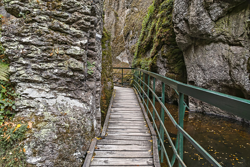 Amazing view of Devin river gorge, Rhodope Mountains, Bulgaria