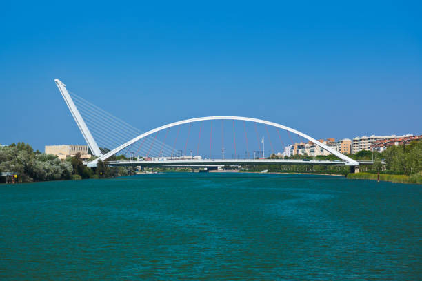 istock Modern bridge in Seville Spain 1204412614