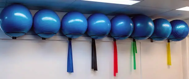 Photo of Row Of Pilates Balls