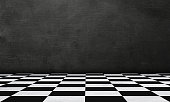 istock Checkered Background In Perspective 1204416942
