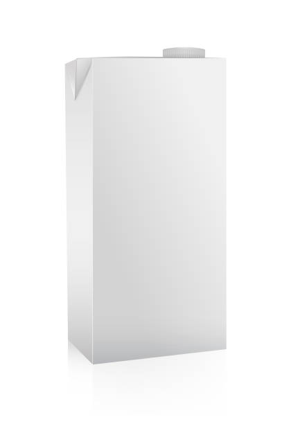 istock White paper pack for milk, juice, and other, on white background 1204418322