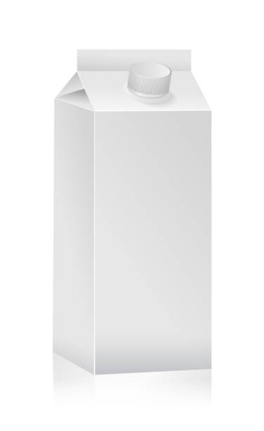 istock White paper pack for milk, juice, and other, on white background 1204418441