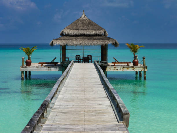 istock Footbridge into the sea - Kuramathi Maldives 1204418652