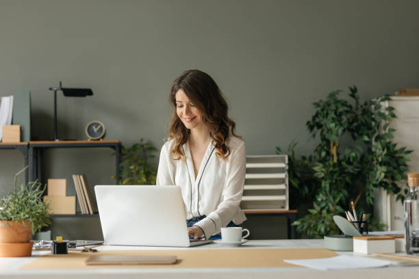 istock Pretty Businesswoman Working on her Laptop 1204422025