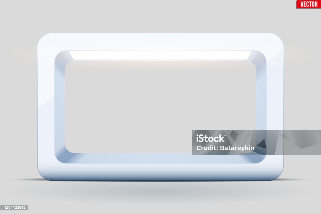 Spotlight Frame Box Design Light Box With Spotlight Stock Illustration - Download Image Now ...