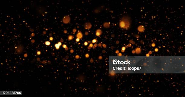 Glittery Defocused Lights Background Stock Photo - Download Image Now - Defocused, Light - Natural Phenomenon, Illuminated