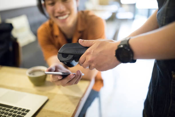 istock Mobile phone app to pay a bill 1204431756