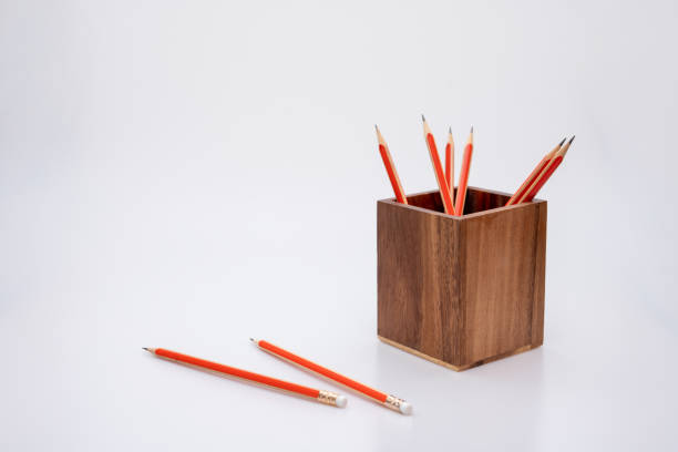 istock Sticky Notes, Pencil Holder and Pencils 1204439585