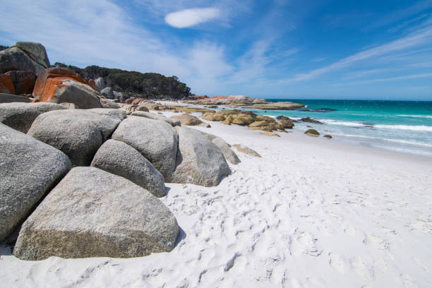 istock Rock formations at the Bay of Fires 1204455305