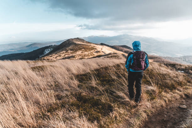 istock Tourist and trail to cross 1204455841