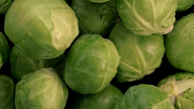 Brussels sprouts in the air