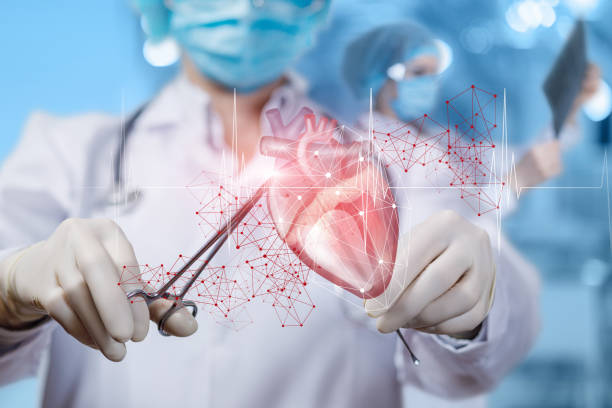 istock Concept surgical treatment heart. 1204461136