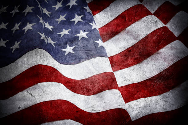 istock Grunge American flag 1204462063