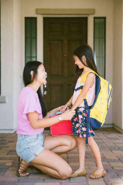 istock 1st grader is off to school. 1204464760